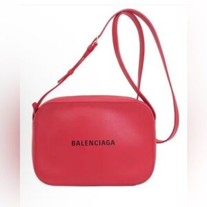 NWT Balenciaga Everyday Leather Camera Crossbody Bag